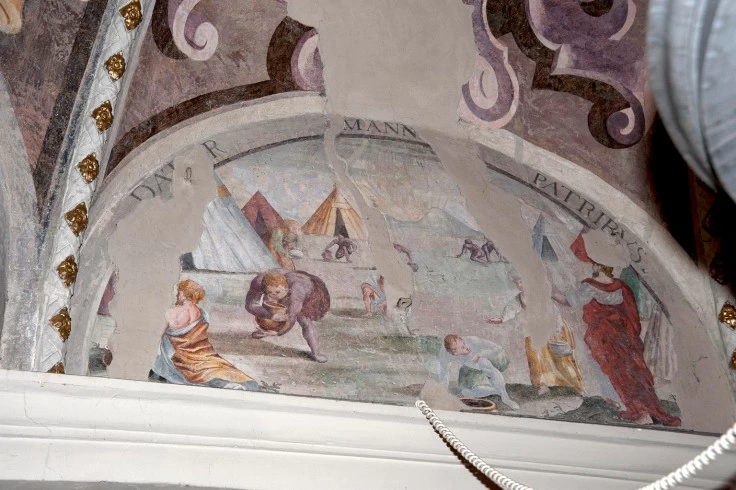Gian Giacomo Barbelli - Raccolta della manna